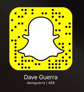 Follow DaveGuerra on Snapchat