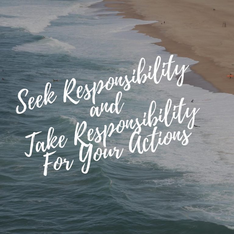 LEADERSHIP PRINCIPLE #8: SEEK RESPONSIBILITY AND TAKE RESPONSIBILITY ...